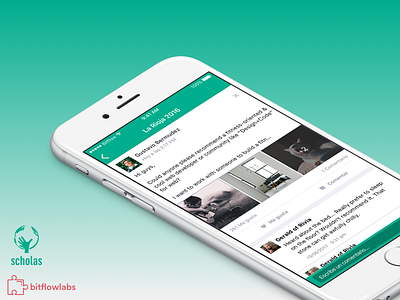 Scholas Occurrentes - by Bitflow Labs android design ios mobile ui ux