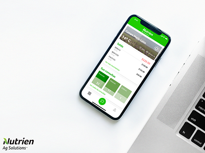 Nutrien | Comming Soon branding design ios ui ux