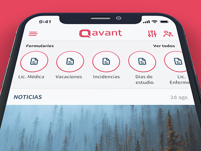 Qavant design ios mobile ui ux