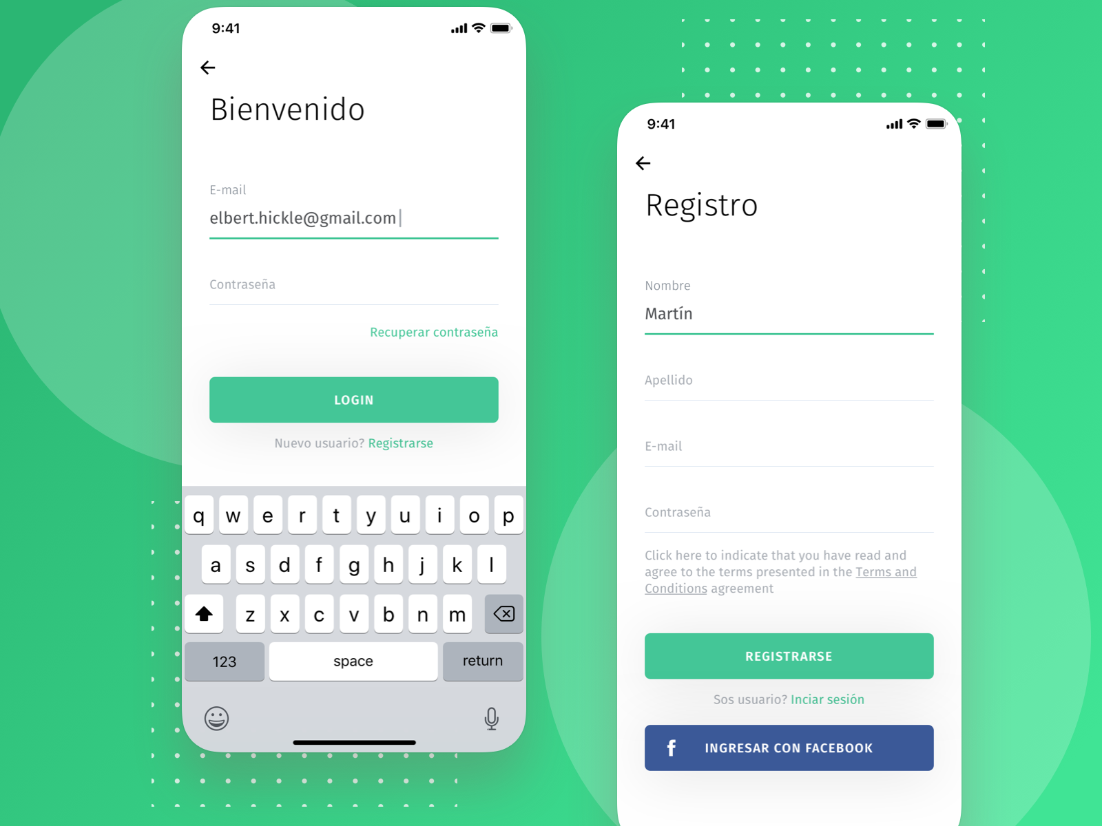 Login Proposal app design login mobile product design proposal register sketch snakefooc ui ux