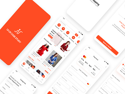 Fashion Clothes Mobile App UI/UX Case Study Design Adobe XD