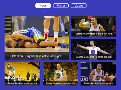 Stephen curry redesign design layout photoshop redesign ui ux web webdesign