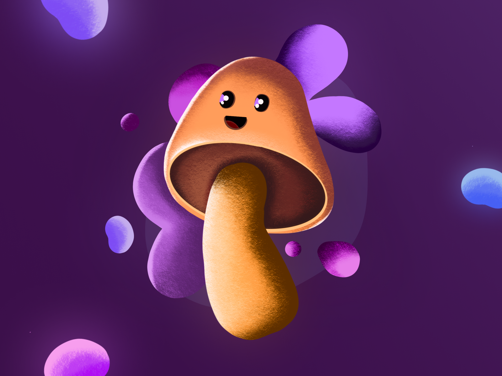 Happy Mushroom by Flos.so on Dribbble