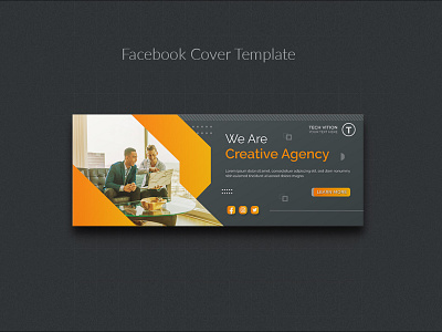 Creative business social media banner template