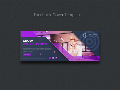 Creative business social media banner template