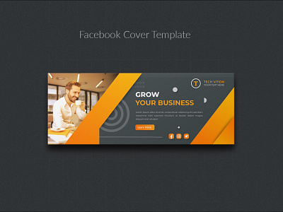 Creative business social media banner template