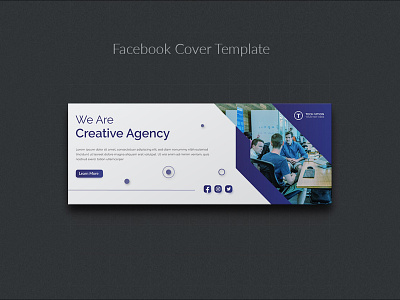 Creative business social media banner template