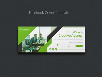 Creative business social media banner template