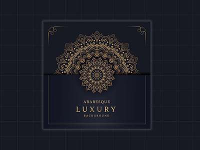 Luxury mandala background