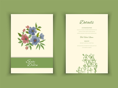 Elegant wedding invitation cards template abstract card decoration design elegant floral flower frame illustration invitation leaf luxury ornament pattern set template vector vintage watercolor wedding