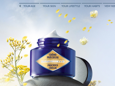 L'occitane Interactive web app