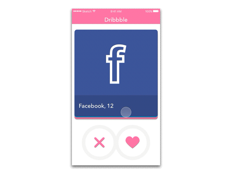 My First Dribbble Shot animation firstdribbbleshot firstshot gif principle ui ux