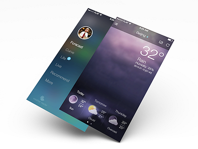 Weather Reader for ios7 ios7 qiller