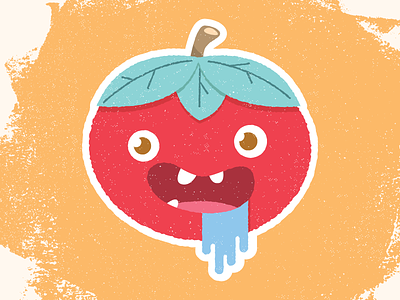 One Excited Tomato mule sticker