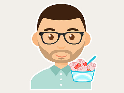 New squad member - Armen design emoji illustration