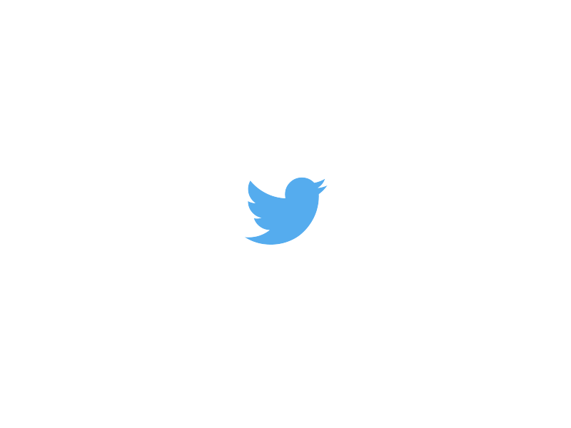 Animation for twitter share