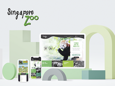 Singapore Zoo - Web and Mobile Application Redesign