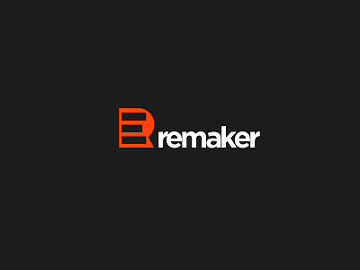 Remaker. conceptual creative logo