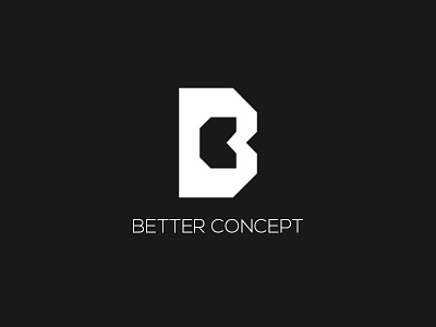 Better Concept S black white branding conceptual creative idea