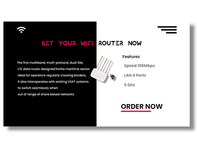 WIFI Router Landing Page