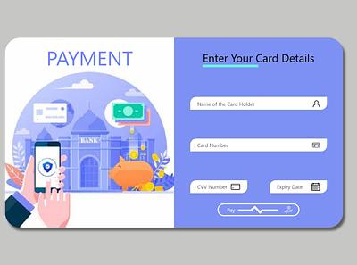 Pay Page account banking checkout clean credit card debit card design finance illustration landing page minimal design order pay payment transaction ui wallet