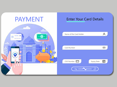 Pay Page account banking checkout clean credit card debit card design finance illustration landing page minimal design order pay payment transaction ui wallet