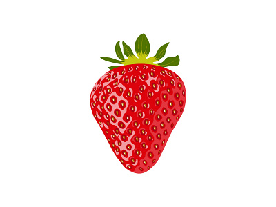 Ripe strawberry