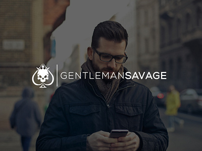 Mens clothing minimal logo design