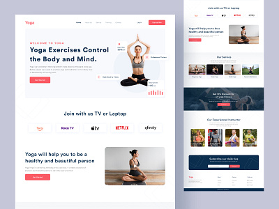 Fitness Landing Page💪