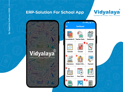Vidyalaya-ERP-Solution adobe xd android erp software ios mobile app school app school management software sql ui ux uidesign
