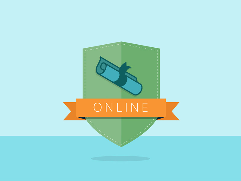 Online Learning animation illustration motion education icons