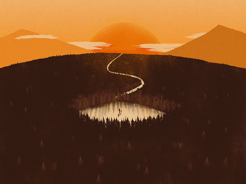 WHLEM - Single artwork silhouettes music design illustration art direction