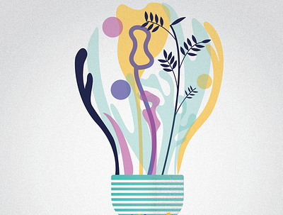 Creativity Bulb design illustration vector