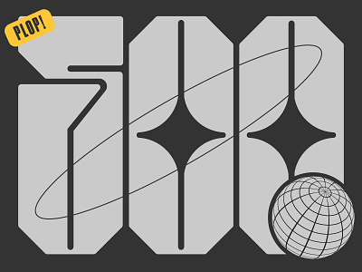 500 brand branding design illustration logo logo design logotype minimal type typography