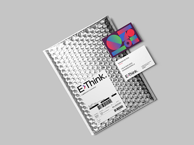 E-Think Brand Identity Design brand branding colorful courier design identity logo logotype tech technology type vector visual identity