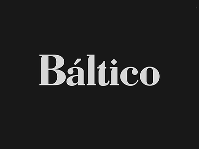 Logo Design to Báltico brand branding design identity logo minimal