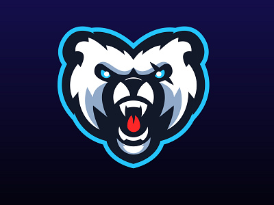 BEAR mascot logo animal bear esports esports logo gaming logo logos mascot