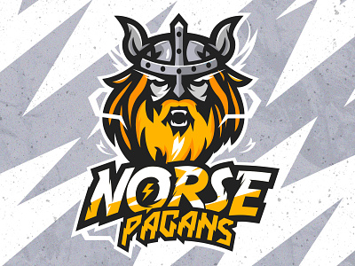 Norse Pagans mascot esports esports logo gaming icon logo logos norse vector viking viking logo vikings