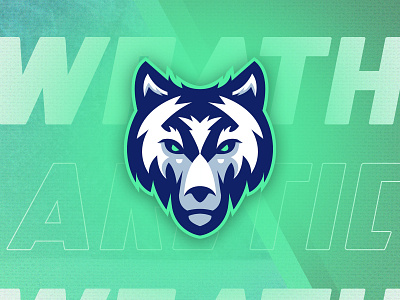 Arctic Wrath - mascot proposal animal esports esports logo gaming logo logos mascot vector wolf wolf logo wolf mascot