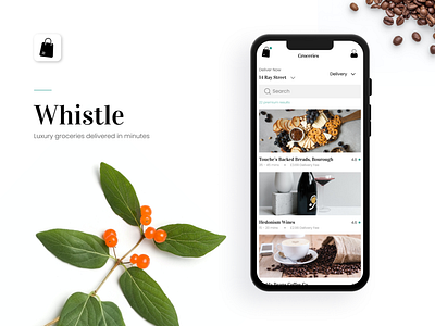 Whistle | Luxury grocery delivery app