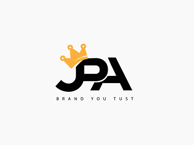 JPA_BRAND YOU TRUST art branding flat graphic design graphic designer icon illustration logo design minimal typography vector