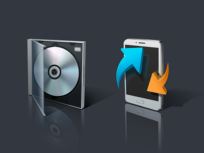 Media / Phone -ICON icon design media icon phone icon