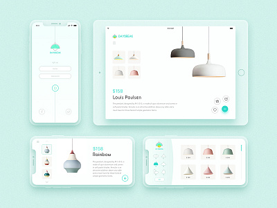 Light Up Your Life app design light minimalist ui ux