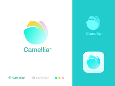 Camellia-Icon app color design icon logo team ui ux vi
