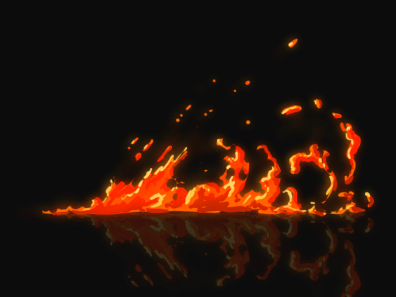 Fire Blaster 2d animation blast explosion fire fx photoshop smoke