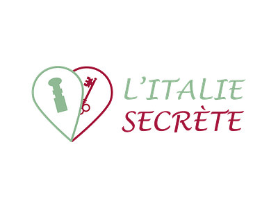 Logo L'Italie Secrète branding design graphic design logo vector