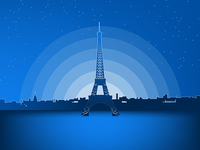 Paris bluedesign design eiffiel france graphic illustration paris tower vector vectors