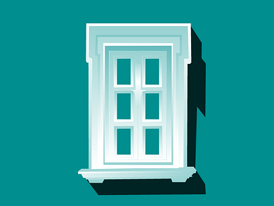 Window design flat graphic illustration vector vectors window