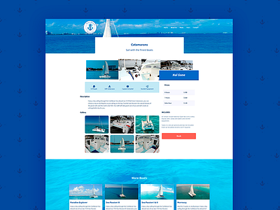 Boats Details blue boats design details uidesign web website wp