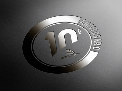 10 Years anniversary logo proposal branding design graphic logo logo design mockup proposal wip